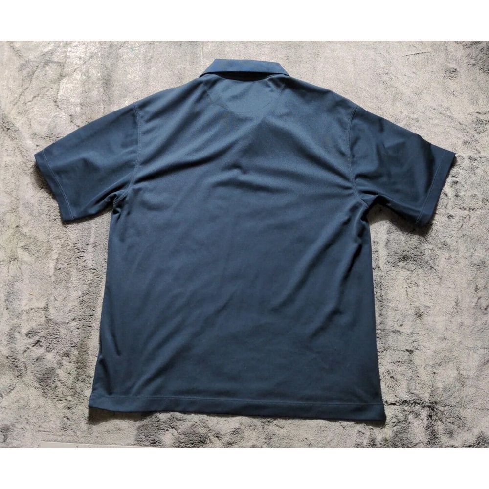 Nike Golf Fit Dry Short Sleeve Polo Shirt Men's Size Large Blue - Picture 7 of 8